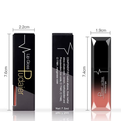 21 Color Lip Gloss Waterproof Matte Liquid Lipstick Moisturizing Lip Gloss Lip Makeup Beauty Cosmetics