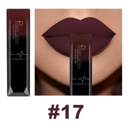 21 Color Lip Gloss Waterproof Matte Liquid Lipstick Moisturizing Lip Gloss Lip Makeup Beauty Cosmetics